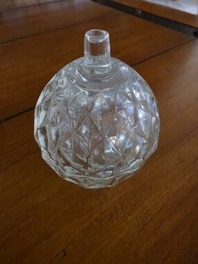 Vintage Glass Apple Trinket Dish